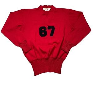 Vintage Letterman Sweater V Neck 67 Cincinnati Athletic Goods Co.